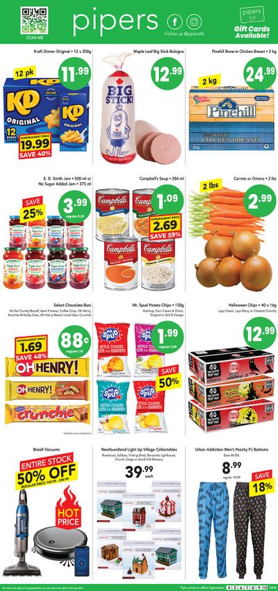 Pipers Superstore Flyer September 4 to 10