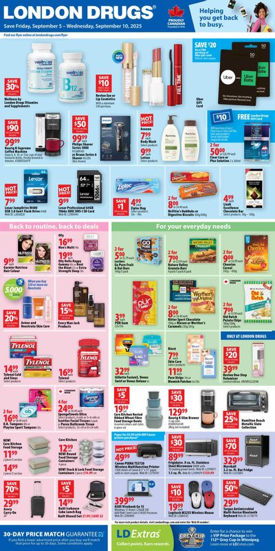 London Drugs Weekly Flyer September 5 to 10
