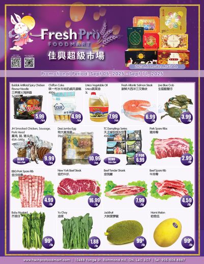 FreshPro Foodmart (Richmond Hill) Flyer September 5 to 11