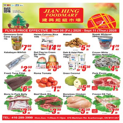 Jian Hing Foodmart (Scarborough) Flyer September 5 to 11