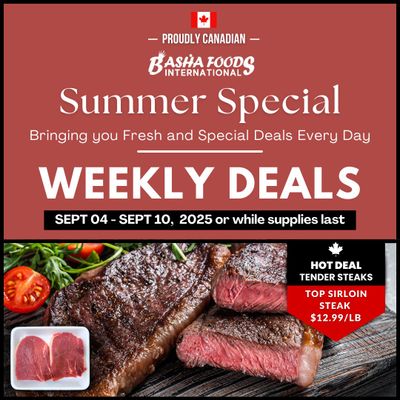 Basha Foods International Flyer September 4 to 10