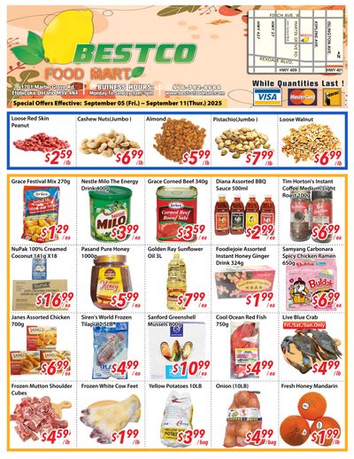 BestCo Food Mart (Etobicoke) Flyer September 5 to 11