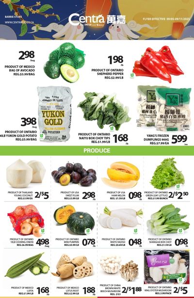 Centra Foods (Barrie) Flyer September 5 to 11