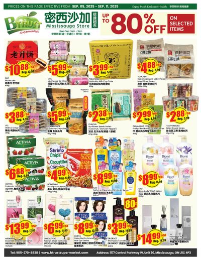 Btrust Supermarket (Mississauga) Flyer September 5 to 11