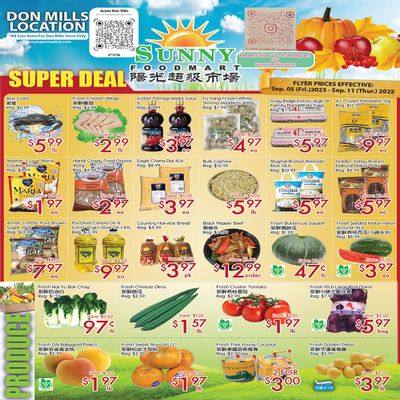 Sunny Foodmart (Don Mills) Flyer September 5 to 11