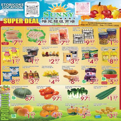 Sunny Foodmart (Etobicoke) Flyer September 5 to 11