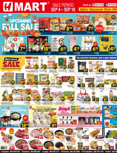 H Mart (West) Flyer September 4 to 10