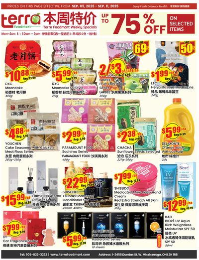 Terra Foodmart Flyer September 5 to 11