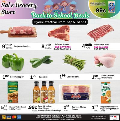 Sal's Grocery Flyer September 5 to 11