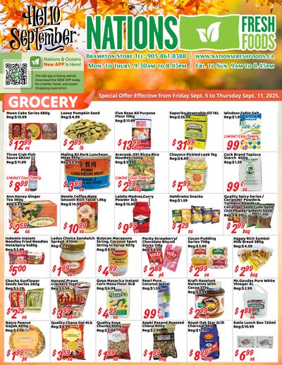 Nations Fresh Foods (Brampton) Flyer September 5 to 11