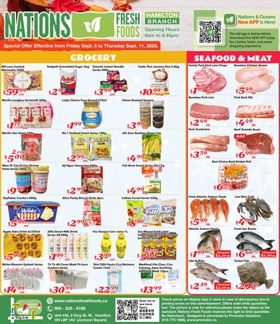 Nations Fresh Foods (Hamilton) Flyer September 5 to 11