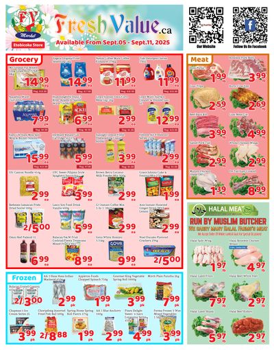 Fresh Value (Etobicoke) Flyer September 5 to 11