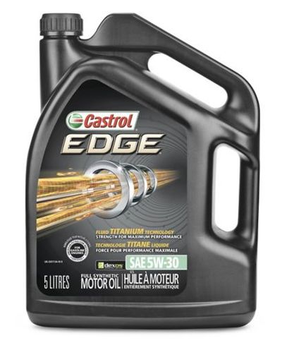Castrol EDGE 5W30 Synthetic Motor Oil, 5-L On Sale for $29.99 (Save  $30) at Canadian Tire Canada  