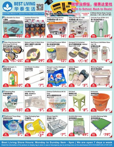 Best Living Flyer September 5 to 18