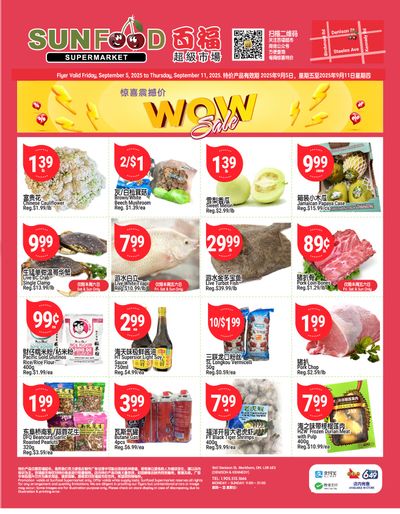 Sunfood Supermarket Flyer September 5 to 11