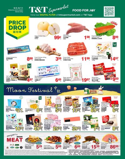 T&T Supermarket (London & Waterloo) Flyer September 5 to 11