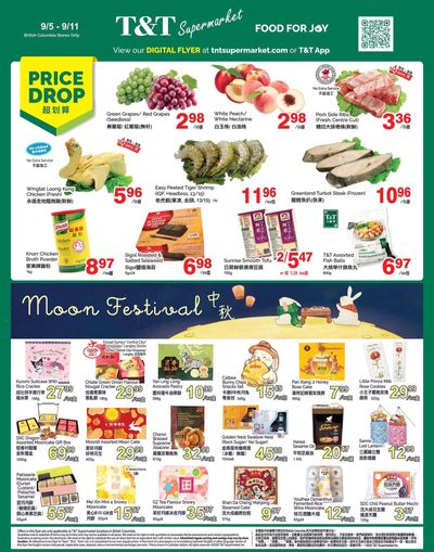 T&T Supermarket (BC) Flyer September 5 to 11