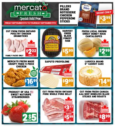 Mercato Fresh Flyer September 5 to 11