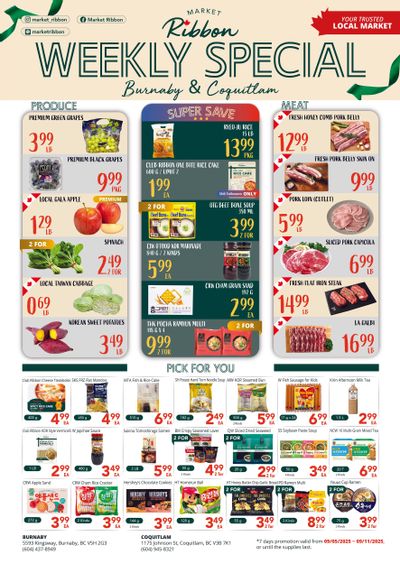 Market Ribbon Flyer September 5 to 11