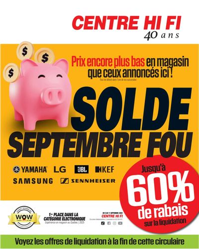 Centre Hi-Fi Flyer September 5 to 11