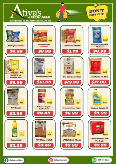 Atiya's Fresh Farm Flyer September 5 to 11