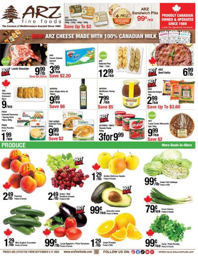 Arz Fine Foods Flyer September 5 to 11