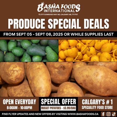 Basha Foods International Weekend Deals Flyer September 5 to 8