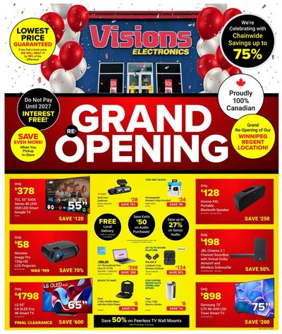 Visions Electronics Flyer September 5 to 11