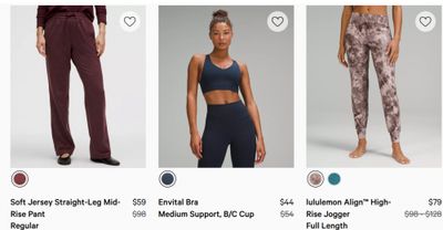 Lululemon Canada We Made Too Much Sale: Save up to 50% off + FREE Shipping
