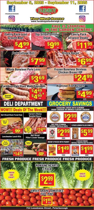 Farmboy Peterborough Flyer September 5 to 11