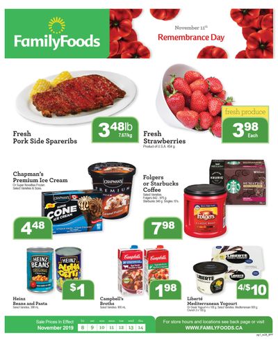 Family Foods Flyer November 8 to 14