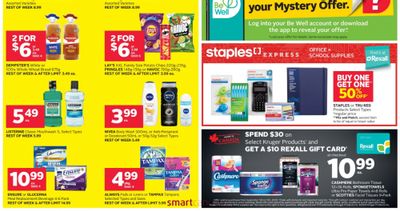 Rexall Canada: Get a $10 Rexall Gift Card When You Spend $30 on Kruger Products + More