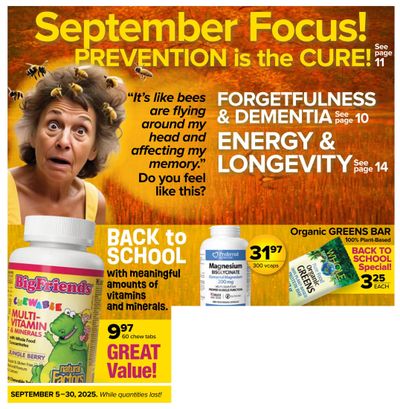 TNS Health Food Flyer September 5 to 30