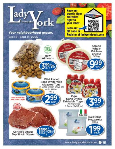 Lady York Foods Flyer September 8 to 14