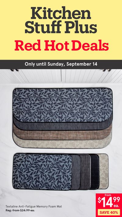 Kitchen Stuff Plus Red Hot Deals Flyer September 8 to 14