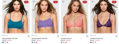 La Senza Canada: $10 off Items $39.95+ Clearance up to 70% off