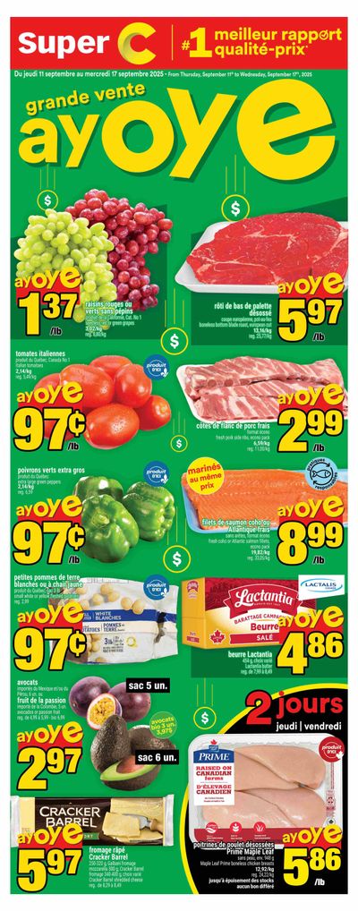 Super C Flyer September 11 to 17
