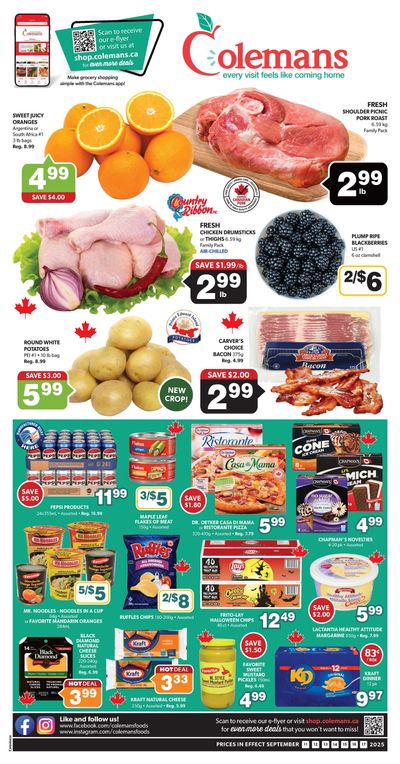 Coleman's Flyer September 11 to 17
