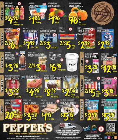 Pepper's Foods Flyer September 9 to 15