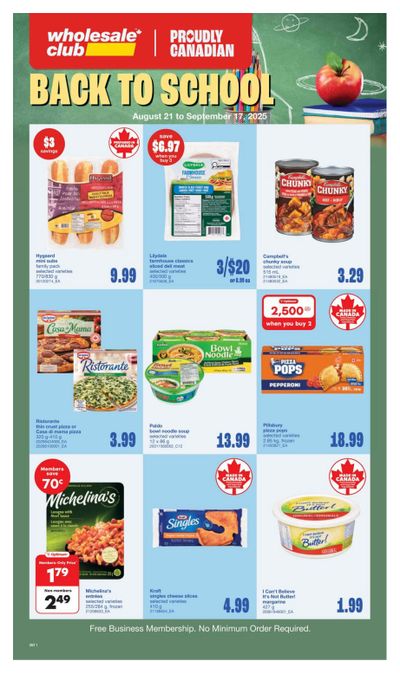 Wholesale Club (ON) Flyer August 21 to September 17