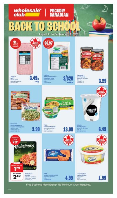 Wholesale Club (Atlantic) Flyer August 21 to September 17