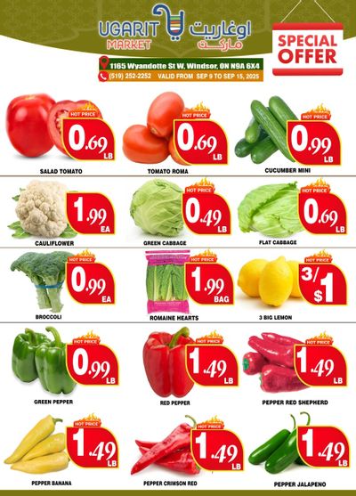 Ugarit Market Flyer September 9 to 15