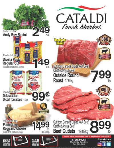 Cataldi Fresh Market Flyer September 10 to 16