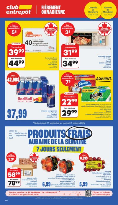 Wholesale Club (QC) Flyer September 11 to October 1