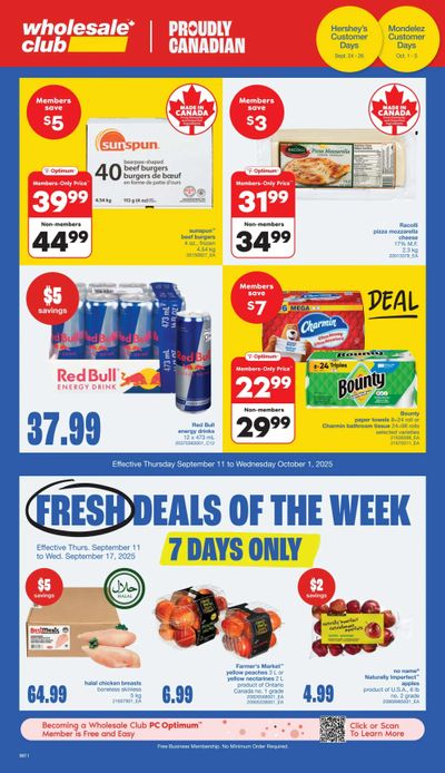 Wholesale Club (ON) Flyer September 11 to October 1