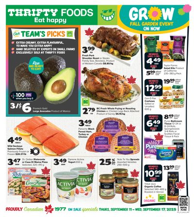 Thrifty Foods Flyer September 11 to 17