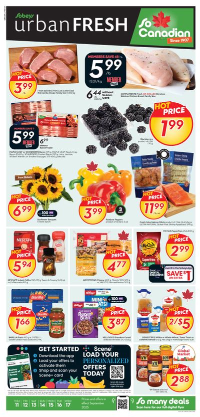 Sobeys Urban Fresh Flyer September 11 to 17