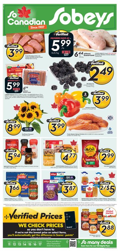 Sobeys (Atlantic) Flyer September 11 to 17