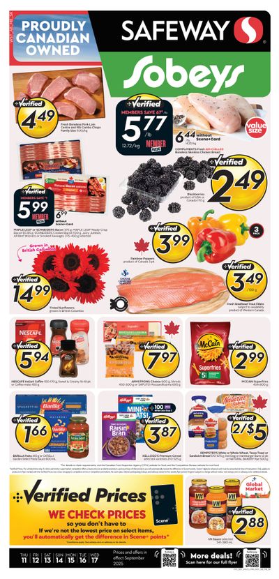 Sobeys/Safeway (MB) Flyer September 11 to 17