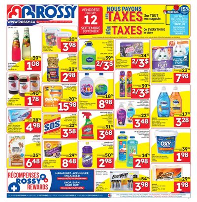 Rossy Flyer September 11 to 17